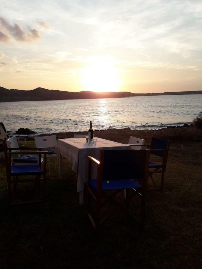Ferienwohnung Casa Con Jardin ,Vistas Al Mar Y Atardecer En Playas De Fornells Es Mercadal Exterior foto